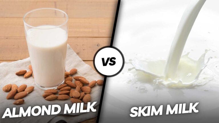 Almond Milk vs Skim Milk